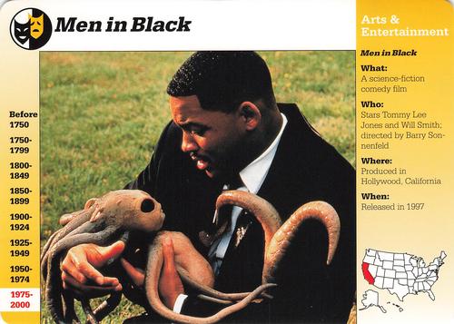 1994-01 Grolier Story of America #121.18 Men in Black Front