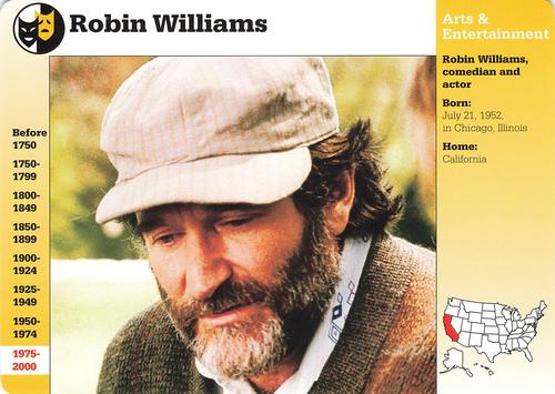 1994-01 Grolier Story of America #122.17 Robin Williams Front