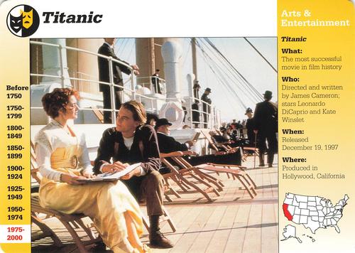 1994-01 Grolier Story of America #122.19 Titanic Front