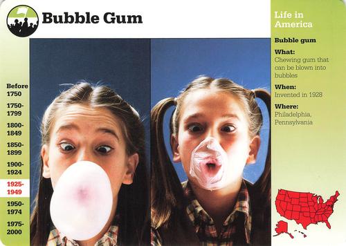 1994-01 Grolier Story of America #123.11 Bubble Gum Front