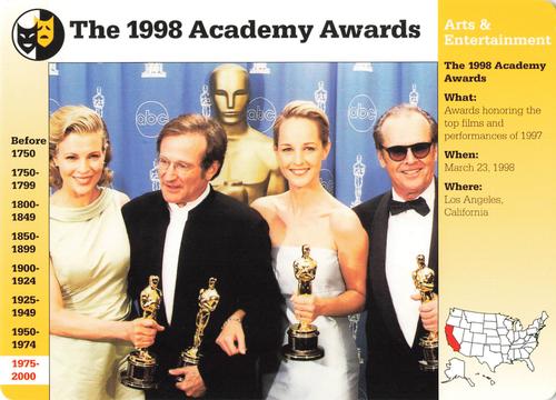 1994-01 Grolier Story of America #123.17 The 1998 Academy Awards Front