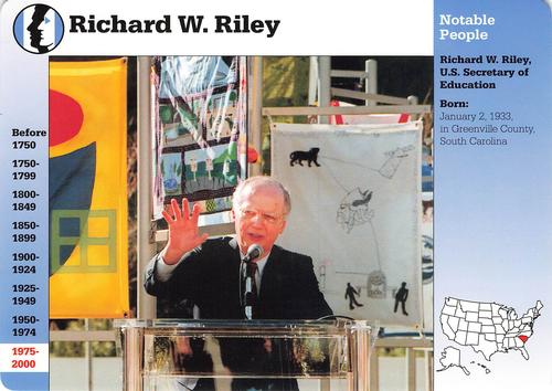 1994-01 Grolier Story of America #124.4 Richard W. Riley Front