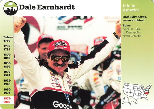 1994-01 Grolier Story of America #124.9 Dale Earnhardt Front