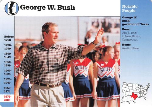 1994-01 Grolier Story of America #126.3 George W. Bush Front