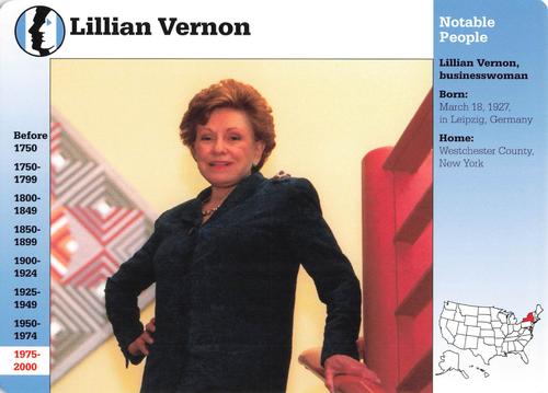 1994-01 Grolier Story of America #127.2 Lillian Vernon Front