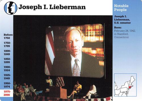 1994-01 Grolier Story of America #127.3 Joseph I. Lieberman Front