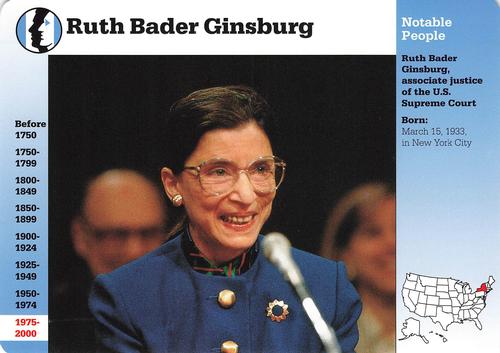 1994-01 Grolier Story of America #128.3 Ruth Bader Ginsburg Front