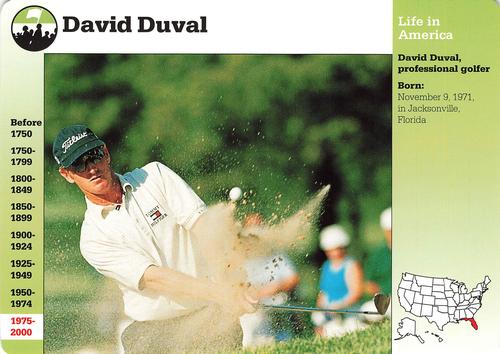 1994-01 Grolier Story of America #128.18 David Duval Front