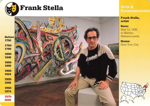 1994-01 Grolier Story of America #129.10 Frank Stella Front