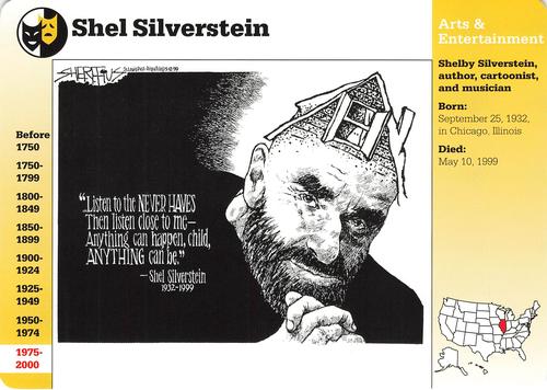 1994-01 Grolier Story of America Cards #129.14 Shel Silverstein Front