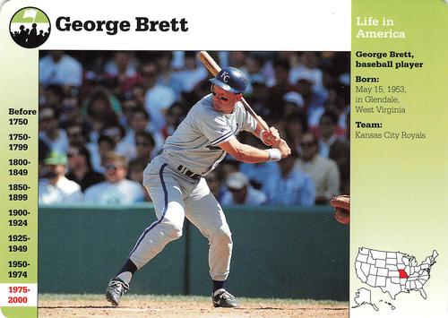 1994-01 Grolier Story of America Cards #129.17 George Brett Front