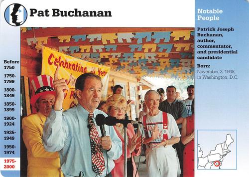 1994-01 Grolier Story of America #131.1 Pat Buchanan Front