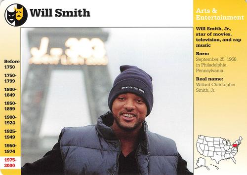 1994-01 Grolier Story of America #131.18 Will Smith Front