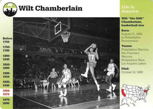 1994-01 Grolier Story of America #132.6 Wilt Chamberlain Front