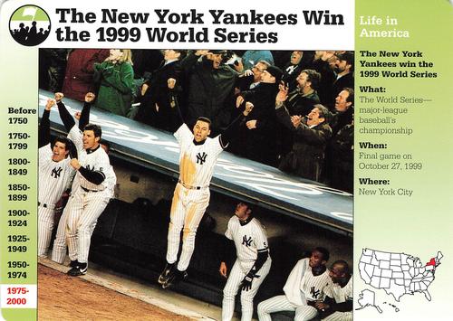 1994-01 Grolier Story of America #132.9 The New York Yankees Win the 1999 World Series Front