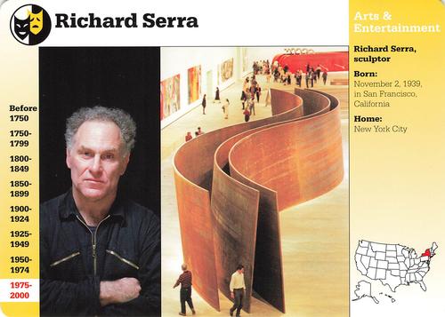 1994-01 Grolier Story of America #134.9 Richard Serra Front