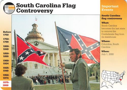 1994-01 Grolier Story of America #135.4 South Carolina Flag Controversy Front