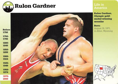 1994-01 Grolier Story of America #136.17 Rulon Gardner Front