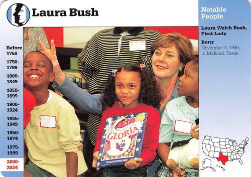 1994-01 Grolier Story of America #138.1 Laura Bush Front