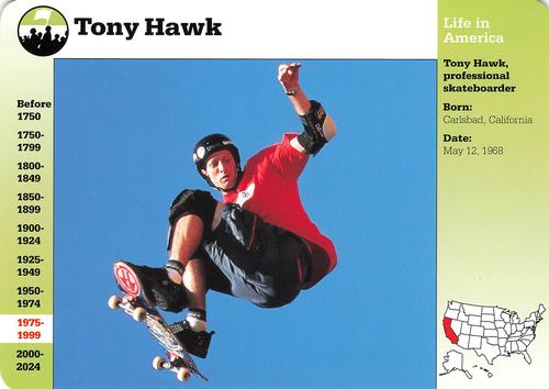 1994-01 Grolier Story of America Cards #138.18 Tony Hawk Front