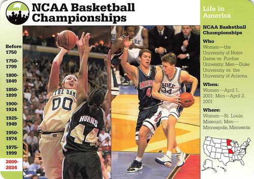 1994-01 Grolier Story of America #139.18 NCAA Basketball Championships Front