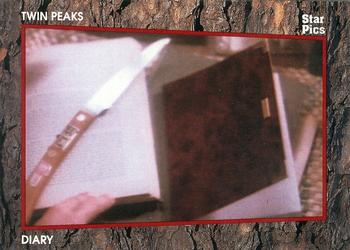 1991 Star Pics Twin Peaks - Limited Edition #18 Diary Front