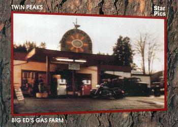 1991 Star Pics Twin Peaks - Limited Edition #38 Big Ed's Gas Farm Front