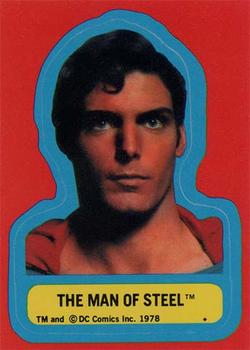 1978 Topps Superman: The Movie - Stickers (Series Two) #NNO The Man of Steel Front