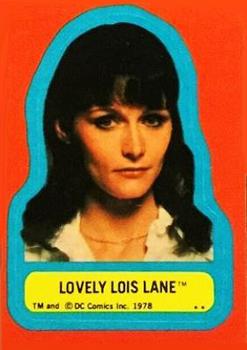 1978 Topps Superman: The Movie - Stickers (Series Two) #NNO Lovely Lois Lane Front