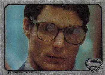 1978 Topps Superman: The Movie - Foil Stickers (Series Two) #NNO Clark Kent Closeup Front