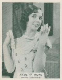 1934 Ardath Tobacco Company - British Born Film Stars - Large size #3 Jessie Matthews Front