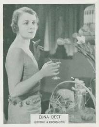 1934 Ardath Tobacco Company - British Born Film Stars - Large size #8 Edna Best Front