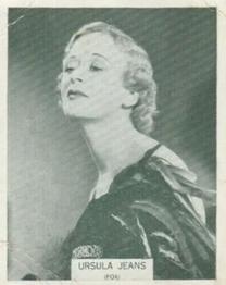 1934 Ardath Tobacco Company - British Born Film Stars - Large size #45 Ursula Jeans Front