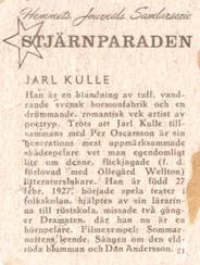 1956-62 Hemmets Journal Stjarnparaden #21 Jarl Kulle Back