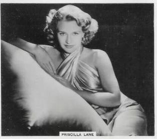 1939 Ardath Photocards - Group M (Large) #NNO Priscilla Lane Front