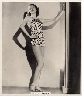 1939 Ardath Photocards - Group M (Large) #NNO Joyce Ryder Front