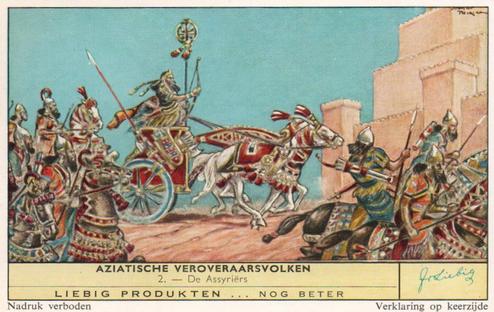 1960 Aziatische Veroveraarsvolken (The Conquering Races of Asia) (Dutch Text) (F1737, S1734) #2 De Assyriers Front