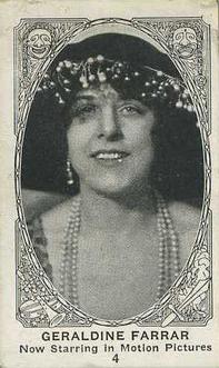 1921 American Caramel Movie Stars (E123) #4 Geraldine Farrar Front