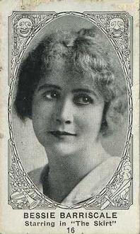 1921 American Caramel Movie Stars (E123) #16 Bessie Barriscale Front