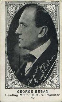 1921 American Caramel Movie Stars (E123) #17 George Beban Front