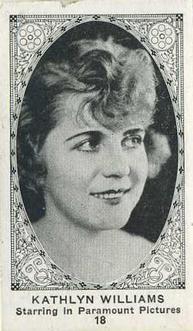 1921 American Caramel Movie Stars (E123) #18 Kathlyn Williams Front