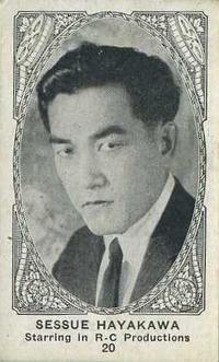 1921 American Caramel Movie Stars (E123) #20 Sessue Hayakawa Front