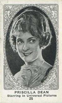 1921 American Caramel Movie Stars (E123) #25 Priscilla Dean Front
