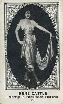 1921 American Caramel Movie Stars (E123) #29 Irene Castle Front