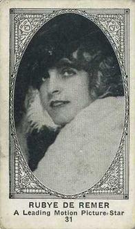 1921 American Caramel Movie Stars (E123) #31 Rubye De Remer Front