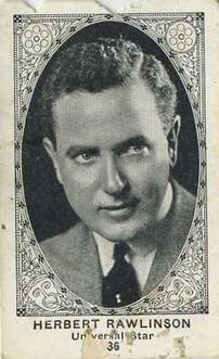 1921 American Caramel Movie Stars (E123) #36 Herbert Rawlinson Front