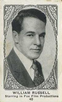 1921 American Caramel Movie Stars (E123) #40 William Russell Front