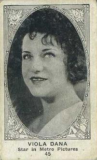 1921 American Caramel Movie Stars (E123) #45 Viola Dana Front