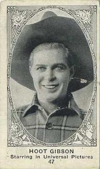1921 American Caramel Movie Stars (E123) #47 Hoot Gibson Front