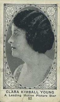 1921 American Caramel Movie Stars (E123) #52 Clara Kimball Young Front